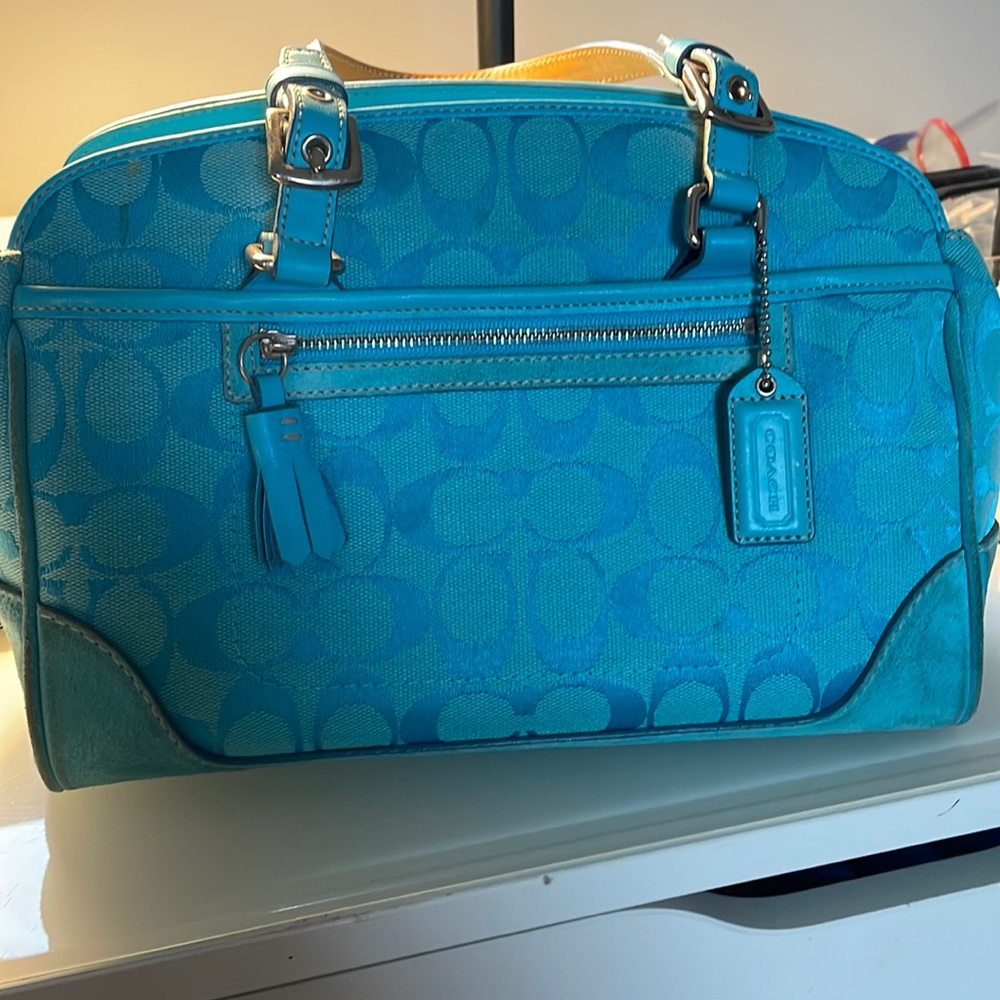 Coach Limited Edition Baby Blue Bag Gem